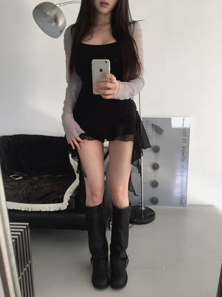 Pleated Knit Shorts Pants