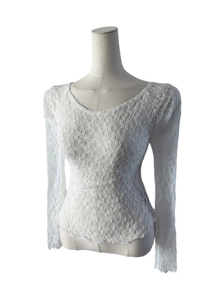 Mina Flower Lace See-Through T