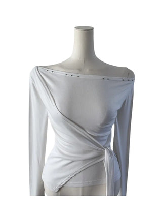 Endevolved Unbalanced Stud Strap Top