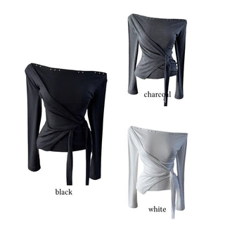 Endevolved Unbalanced Stud Strap Top