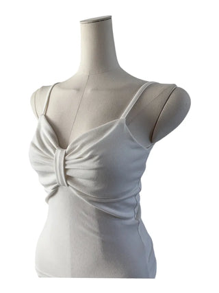 Freel ribbon point sleeveless frill ribbon point nasi