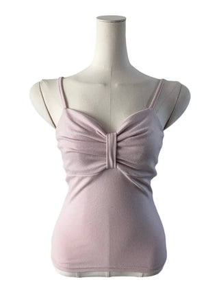 Freel ribbon point sleeveless frill ribbon point nasi