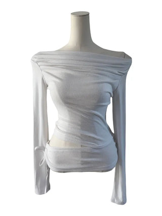 Belle Drape Wrap Slit T