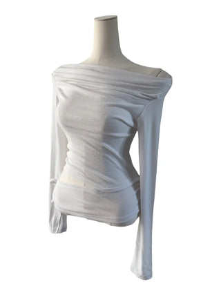 Belle Drape Wrap Slit T