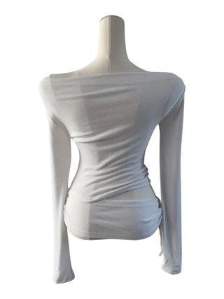 Belle Drape Wrap Slit T