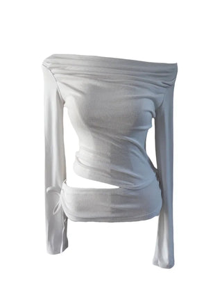 Belle Drape Wrap Slit T