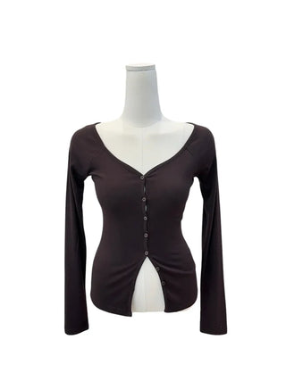 Slien long sleeve cardigan