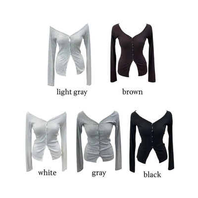 Slien long sleeve cardigan