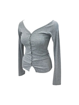 Slien long sleeve cardigan