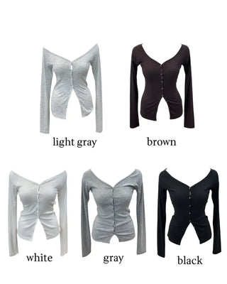 Slien long sleeve cardigan