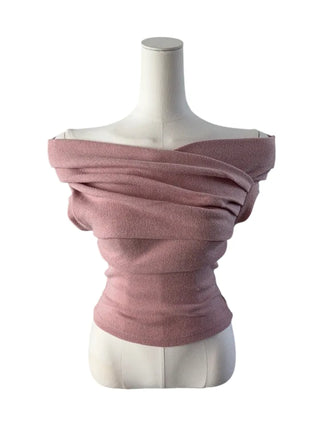 Hiran Drape Wrap Sleeveless Knit T
