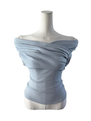 Hiran Drape Wrap Sleeveless Knit T