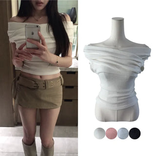 Hiran Drape Wrap Sleeveless Knit T