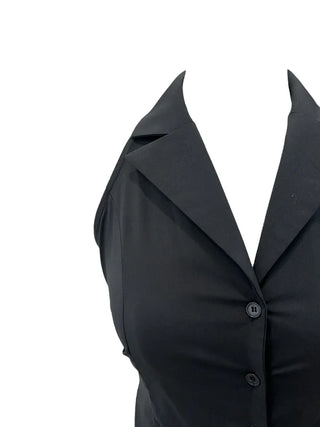Loro backless sleeveless blouse
