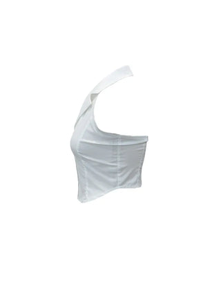 Loro backless sleeveless blouse