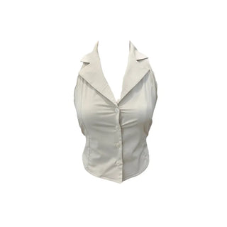 Loro backless sleeveless blouse