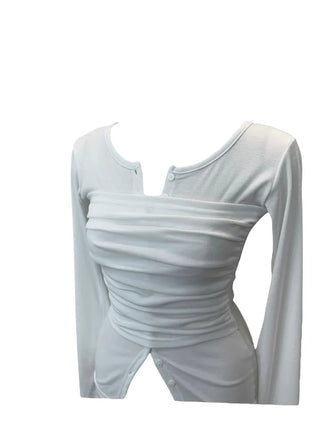 Rayleigh cardigan layered T