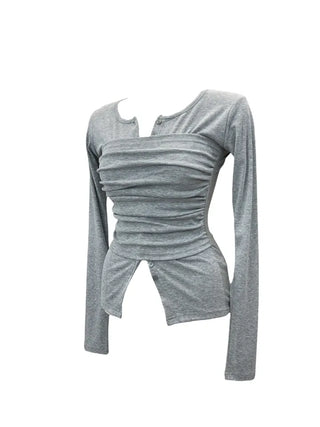 Rayleigh cardigan layered T