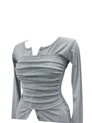 Rayleigh cardigan layered T