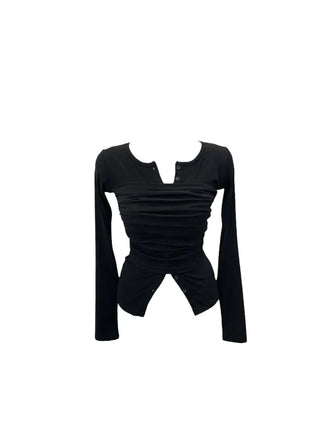 Rayleigh cardigan layered T