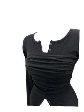 Rayleigh cardigan layered T