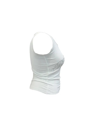 Marie y2k cubic lettering slim sleeveless