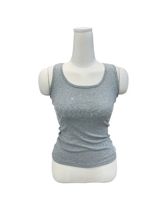 Marie y2k cubic lettering slim sleeveless