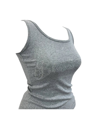 Marie y2k cubic lettering slim sleeveless