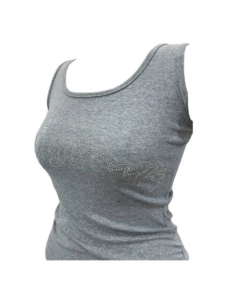 Marie y2k cubic lettering slim sleeveless