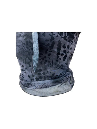 Kuro leopard print mash muffler sleeveless Kuro leopard mesh muffler nasi set