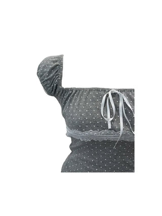 Doodoo dot lace top