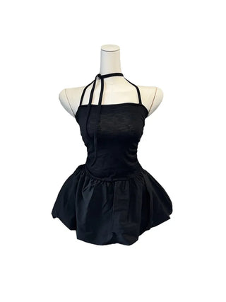 Lorna balloon halter top