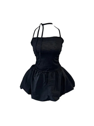 Lorna balloon halter top