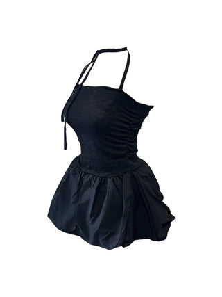 Lorna balloon halter top