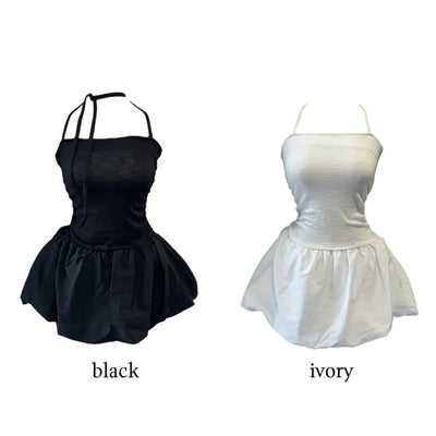 Lorna balloon halter top