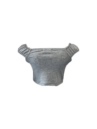 Ronnie mini cropped fake short sleeve T