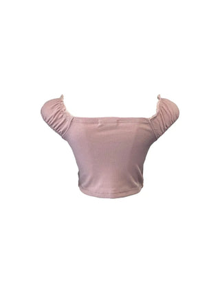 Ronnie mini cropped fake short sleeve T