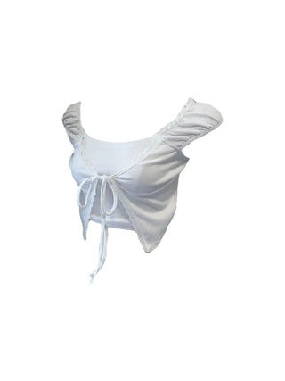 Ronnie mini cropped fake short sleeve T
