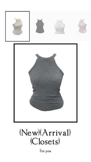 Genie halterneck feminine sleeveless genie halterneck feminine round neck nasi
