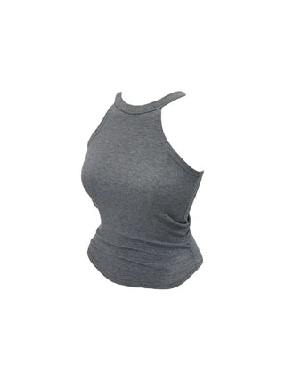 Genie halterneck feminine sleeveless genie halterneck feminine round neck nasi