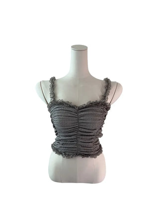 Popo Laces Shirring Sleeveless