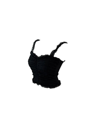 Popo Laces Shirring Sleeveless