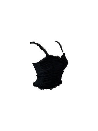 Popo Laces Shirring Sleeveless