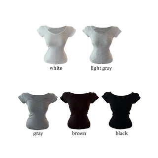 Boa nagar v-neck short-sleeved T