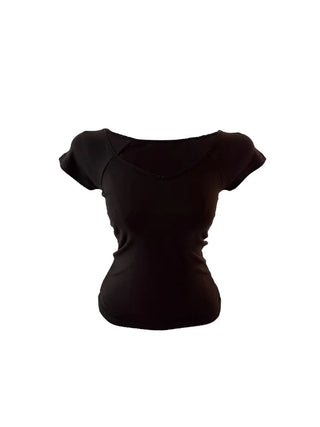 Boa nagar v-neck short-sleeved T
