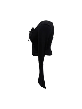 Boohoo ribbon punching lace T