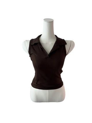 Vera Kara Knitwear Sleeveless T Vera Kara Knit Nashi Tee