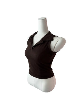 Vera Kara Knitwear Sleeveless T Vera Kara Knit Nashi Tee