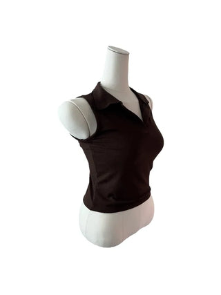 Vera Kara Knitwear Sleeveless T Vera Kara Knit Nashi Tee