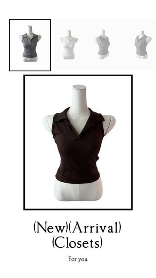 Vera Kara Knitwear Sleeveless T Vera Kara Knit Nashi Tee